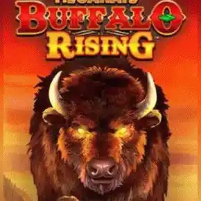 Buffalo Rising Megaways All Action slot logo by Blueprint Gaming at Monster Casino